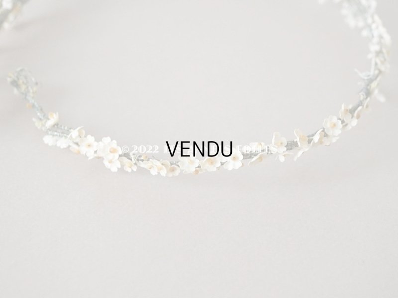 画像8: 1930年代 アンティーク ワックスフラワーのティアラ 結婚式