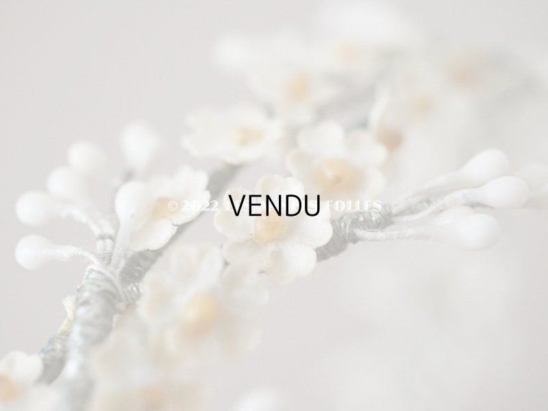 画像6: 1930年代 アンティーク ワックスフラワーのティアラ 結婚式