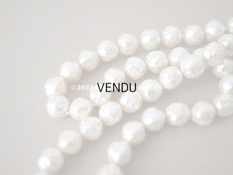 画像5: アンティーク ルスレ社 バロックパールのビーズ 34ピースのセット  8mm - MAISON ROUSSELET -