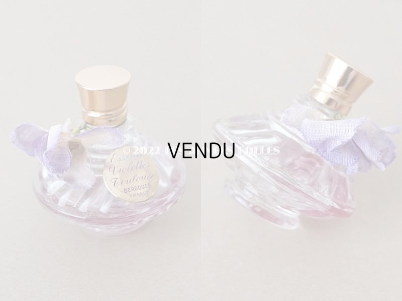 画像2: アンティーク 菫の小さなパフュームボックス＆ボトル  ESSENCE VIOLETTES DE TOULOUSE - BERDOUES FRANCE -