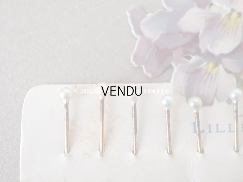 画像5: 1900年代 アンティーク 菫のエパングルシート LILLIPUTIENNES