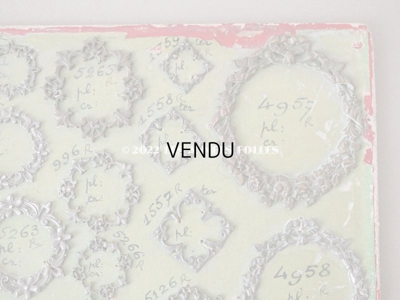 画像6: 1900年代 アンティーク  サンプラー フォトフレームブローチのフレーム　