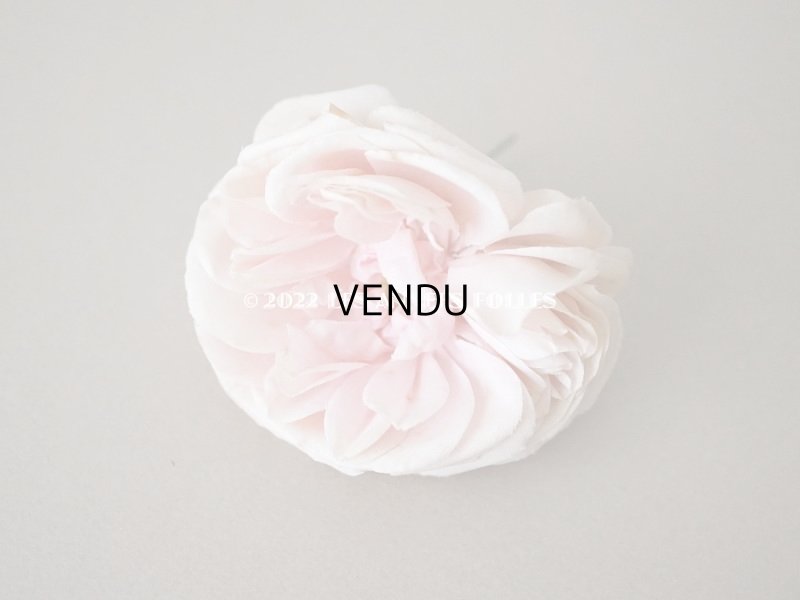 画像13: 1922年 アンティーク 婚約式 ピンクの薔薇の花冠&薔薇の布花のセット