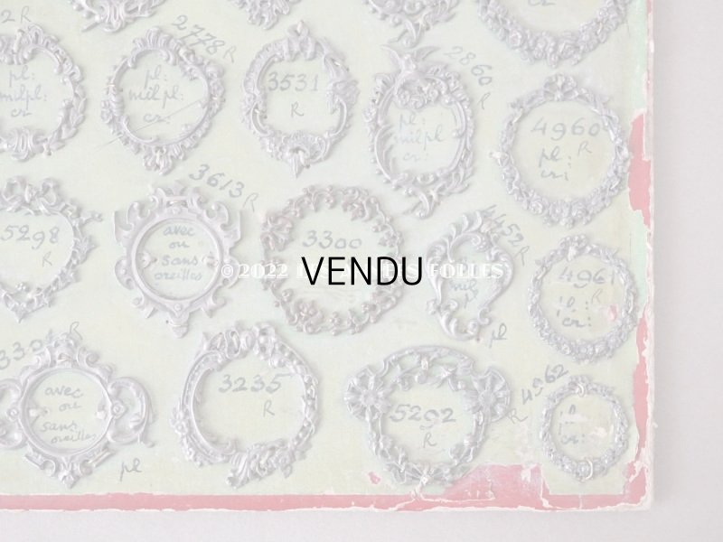 画像13: 1900年代 アンティーク  サンプラー フォトフレームブローチのフレーム　