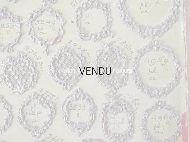 画像10: 1900年代 アンティーク  サンプラー フォトフレームブローチのフレーム　