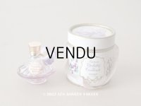 アンティーク 菫の小さなパフュームボックス＆ボトル  ESSENCE VIOLETTES DE TOULOUSE - BERDOUES FRANCE -