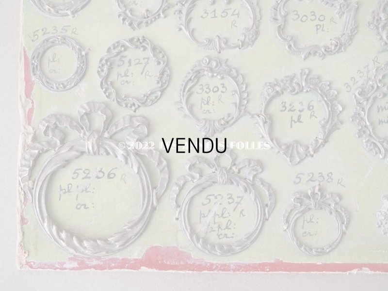 画像11: 1900年代 アンティーク  サンプラー フォトフレームブローチのフレーム　