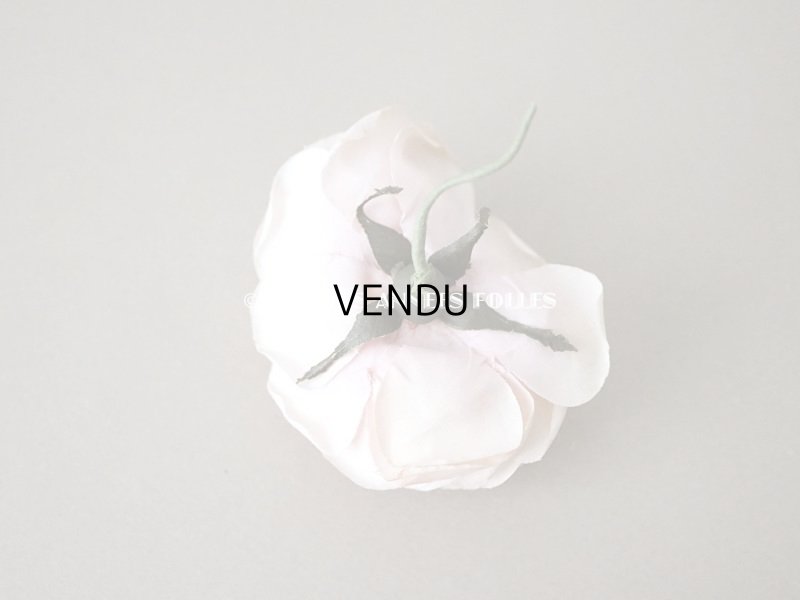 画像14: 1922年 アンティーク 婚約式 ピンクの薔薇の花冠&薔薇の布花のセット