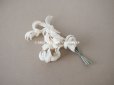 画像6: アンティーク オフホワイトの布花のティアラ　ブーケ