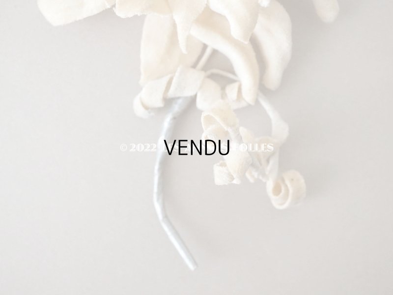 画像4: 1930年代 アンティーク  エーデルワイスの布花