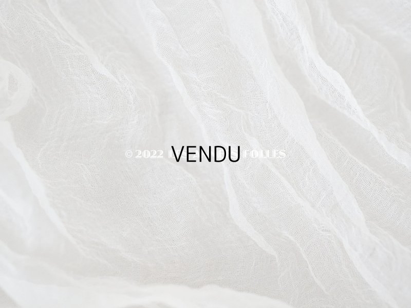 画像5: 1900年頃 アンティーク シルクオーガンジーのリボン  シルクシフォン 3.65m 幅14~19cm　