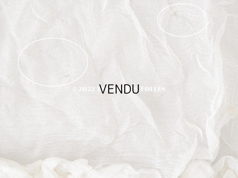 画像15: 1900年頃 アンティーク シルクオーガンジーのリボン  シルクシフォン 3.65m 幅14~19cm　