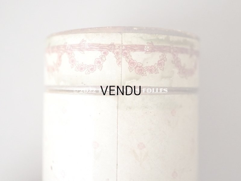 画像6: 19世紀末 アンティーク チョコレートのお菓子箱　薔薇とリボンのガーランド CROQUETTES SURFINES　- CHOCOLAT GUERIN-BOUTRON -