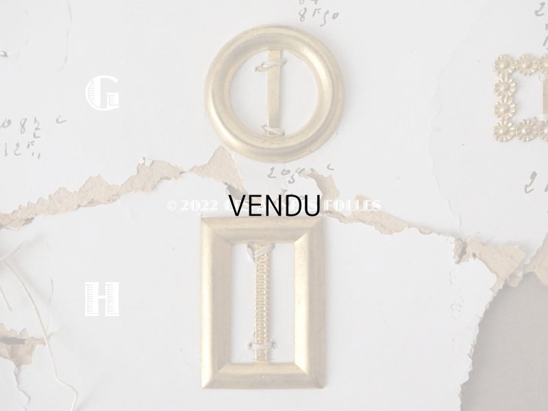 画像8: 19世紀 アンティーク とても小さなバックル 9点セット ドール用＆シューズ用