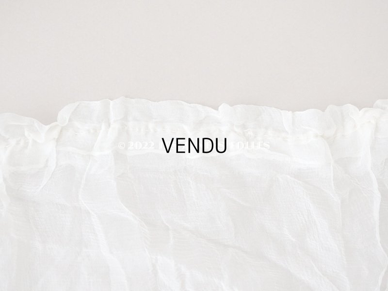 画像6: 1900年頃 アンティーク シルクオーガンジーのリボン  シルクシフォン 3.65m 幅14~19cm　