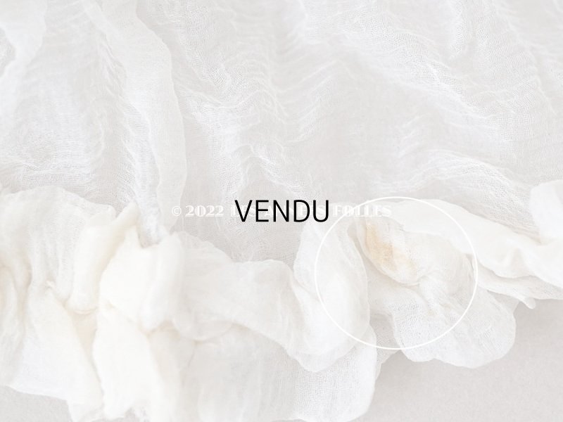 画像12: 1900年頃 アンティーク シルクオーガンジーのリボン  シルクシフォン 3.65m 幅14~19cm　