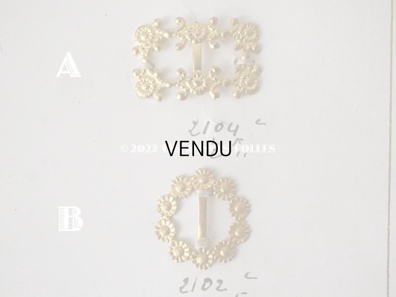 画像5: 19世紀 アンティーク とても小さなバックル 9点セット ドール用＆シューズ用