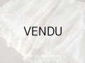 1900年代 アンティーク 幅広43〜54cm ドレスの裾  プリーツ＆ギャザー入り＆ヴァランシエンヌレース 
