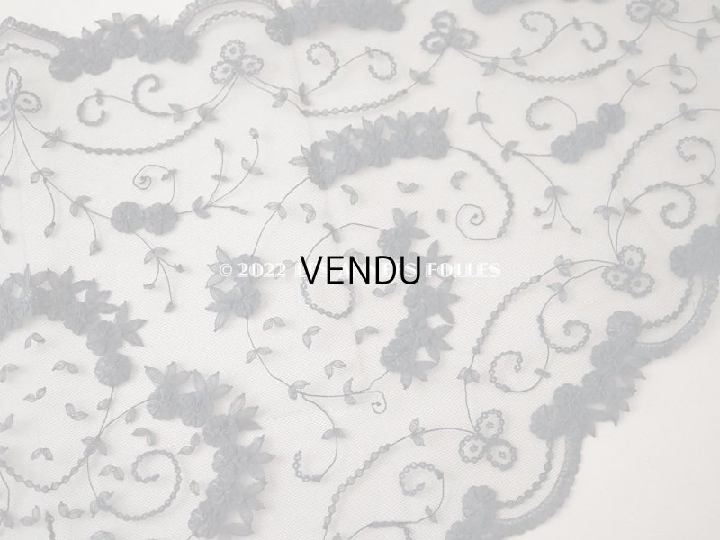 画像15: 新品同様 アンティーク プリンセスレースのショール  144×57cm