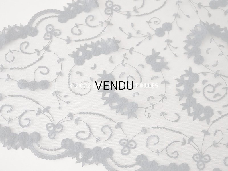 画像12: 新品同様 アンティーク プリンセスレースのショール  144×57cm