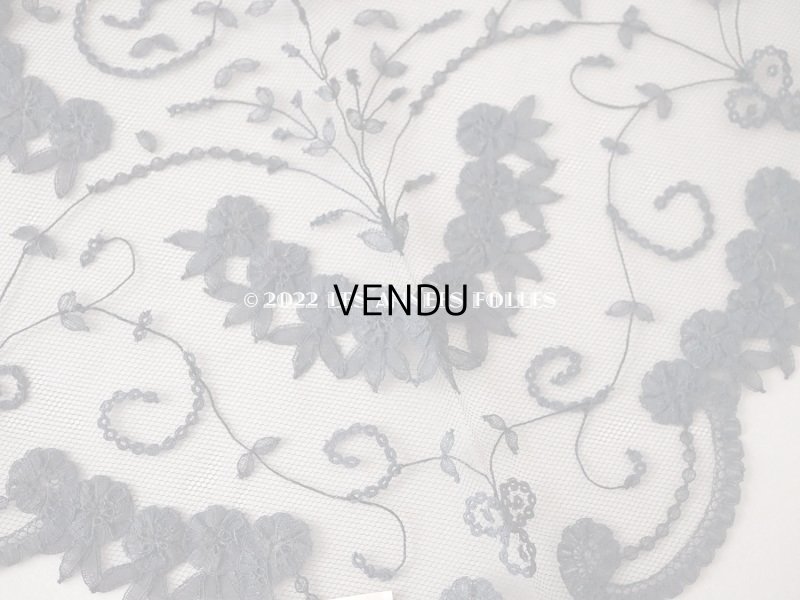 画像4: 新品同様 アンティーク プリンセスレースのショール  144×57cm