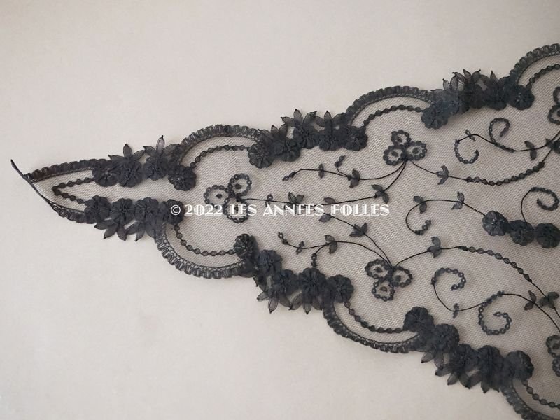 画像11: 新品同様 アンティーク プリンセスレースのショール  144×57cm