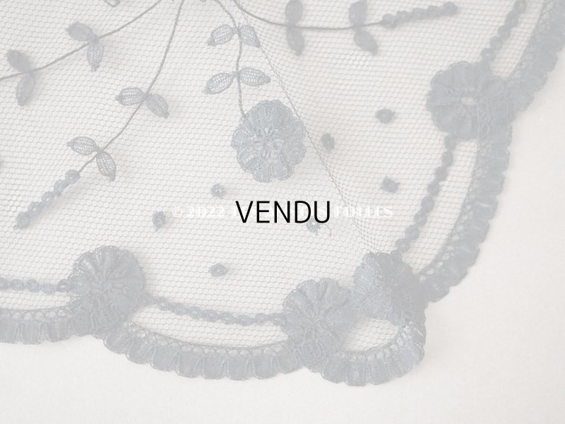 画像3: 新品同様 アンティーク プリンセスレースのショール 　143×59cm