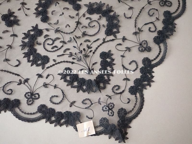 画像14: 新品同様 アンティーク プリンセスレースのショール  144×57cm