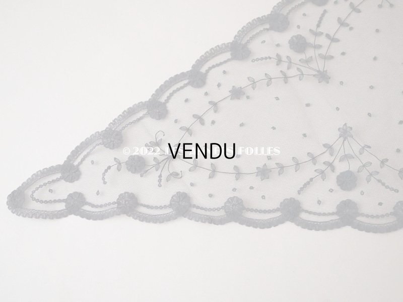 画像8: 新品同様 アンティーク プリンセスレースのショール 　143×59cm