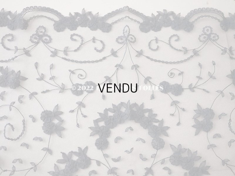 画像13: 新品同様 アンティーク プリンセスレースのショール  144×57cm