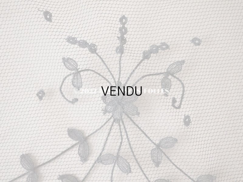 画像5: 新品同様 アンティーク プリンセスレースのショール 　143×59cm