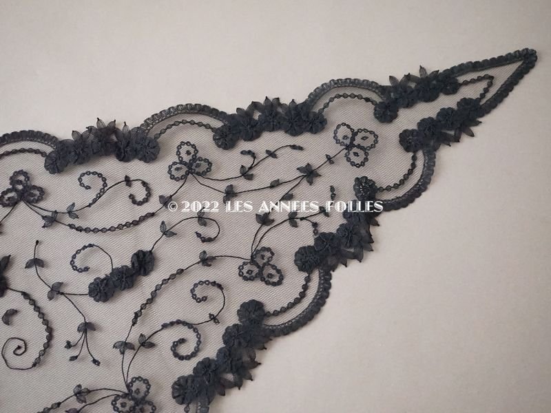 画像16: 新品同様 アンティーク プリンセスレースのショール  144×57cm