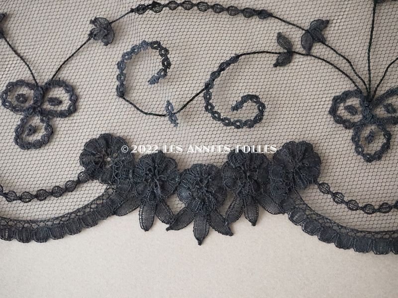 画像10: 新品同様 アンティーク プリンセスレースのショール  144×57cm