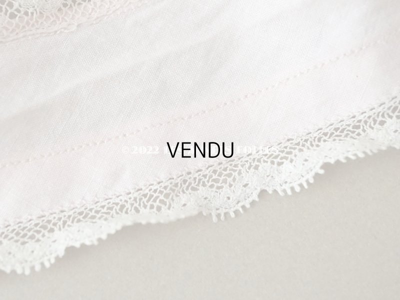 画像4: アンティーク  レース付　ベビーピンクのリボン  83cm