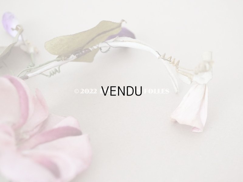 画像11: アンティーク 朝顔の布花 ブーケ