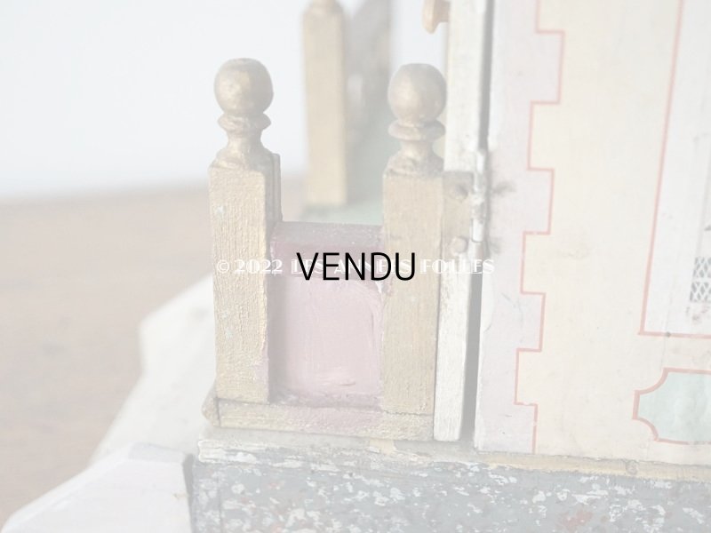 画像5: アンティーク ドールハウス 47.5×27×20.5cm