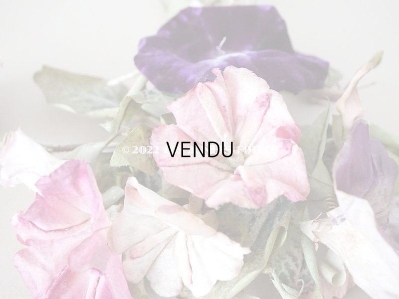 画像6: アンティーク 朝顔の布花 ブーケ