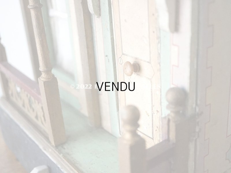 画像4: アンティーク ドールハウス 47.5×27×20.5cm