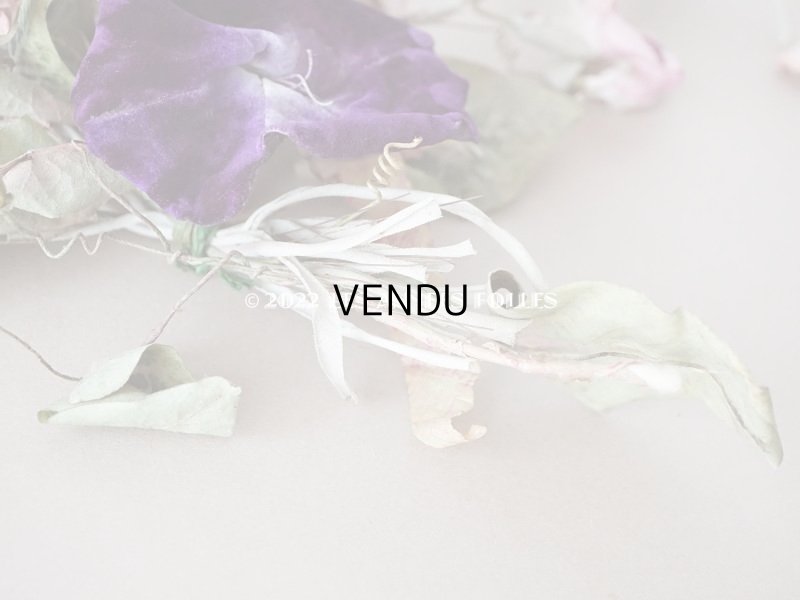 画像12: アンティーク 朝顔の布花 ブーケ