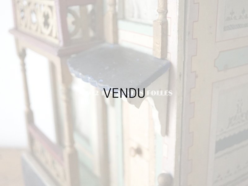 画像6: アンティーク ドールハウス 47.5×27×20.5cm