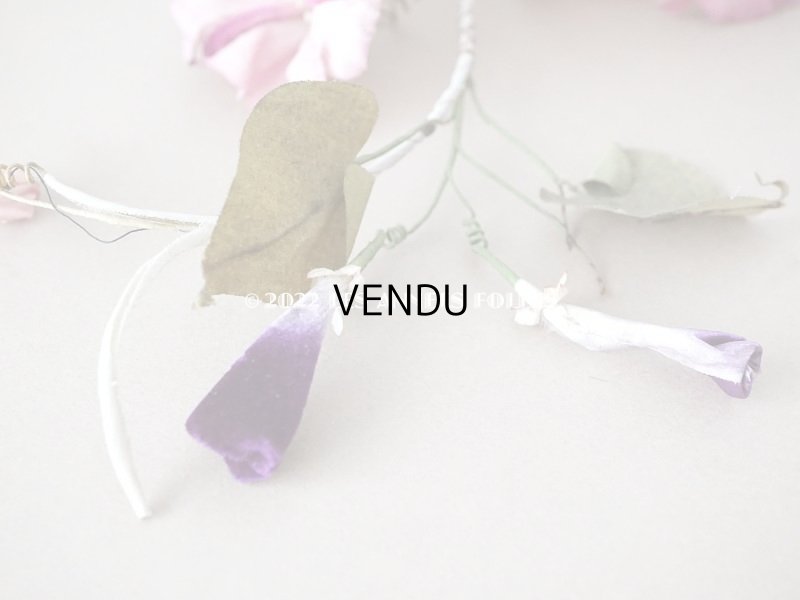 画像10: アンティーク 朝顔の布花 ブーケ