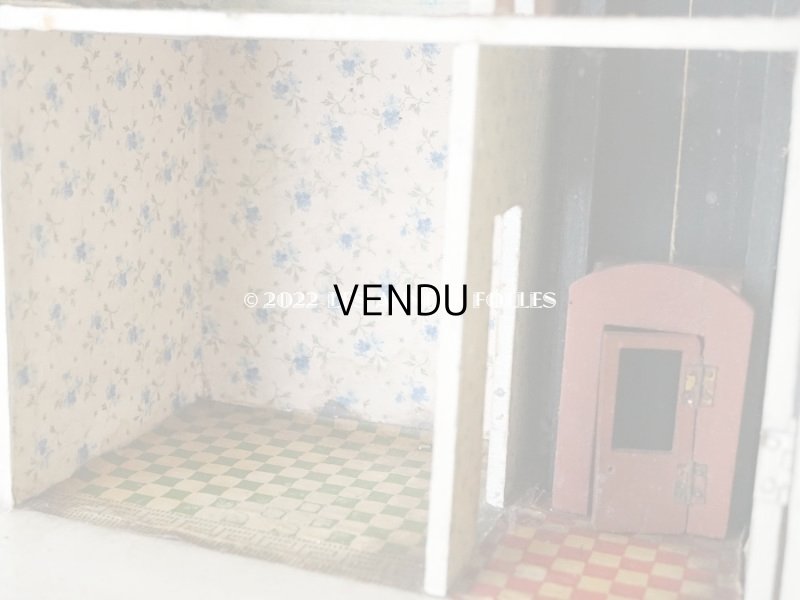 画像13: アンティーク ドールハウス 47.5×27×20.5cm