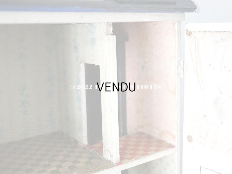 画像16: アンティーク ドールハウス 47.5×27×20.5cm