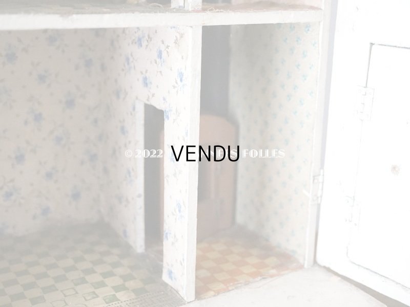 画像14: アンティーク ドールハウス 47.5×27×20.5cm