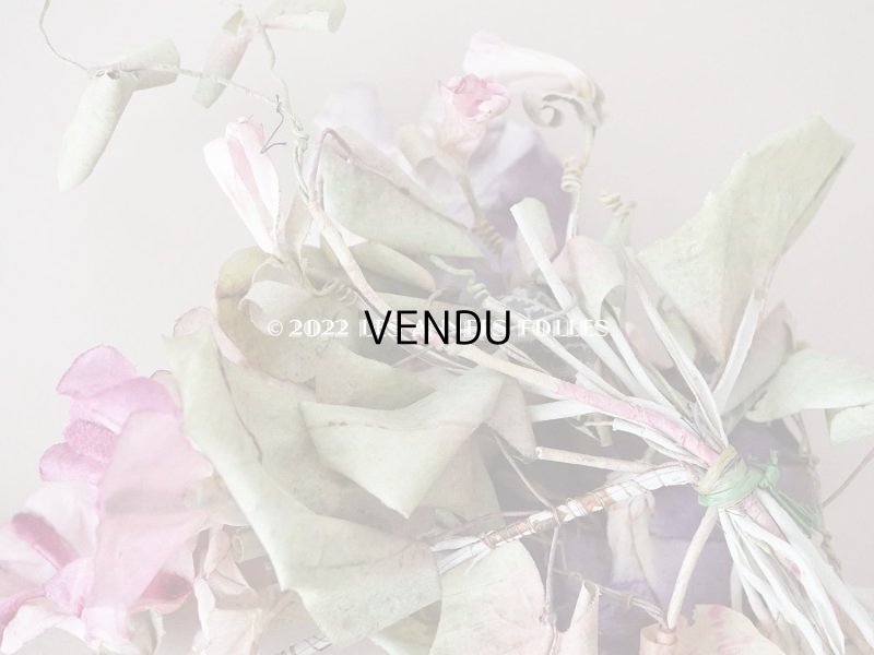 画像14: アンティーク 朝顔の布花 ブーケ