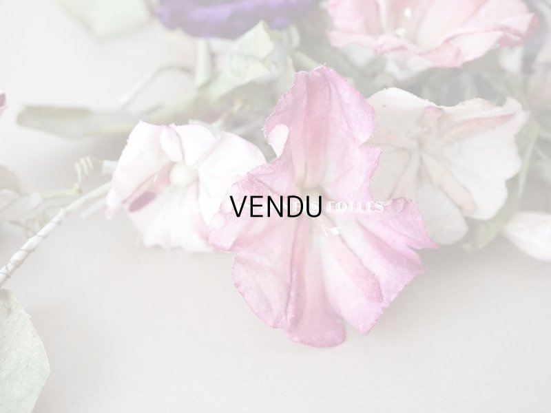 画像8: アンティーク 朝顔の布花 ブーケ