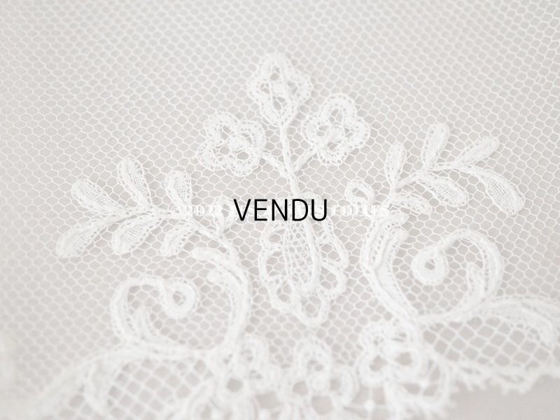 画像5: 19世紀末 アンティーク  手編みのボビンレース 幅広18.8cm アプリカシオン・アングルテール 