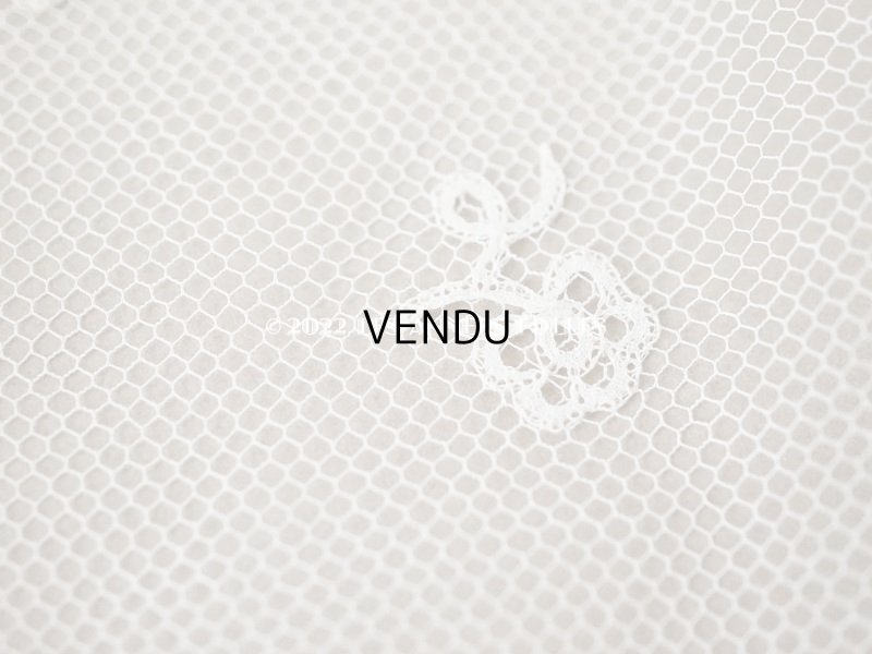 画像8: 19世紀末 アンティーク  手編みのボビンレース 幅広18.8cm アプリカシオン・アングルテール 