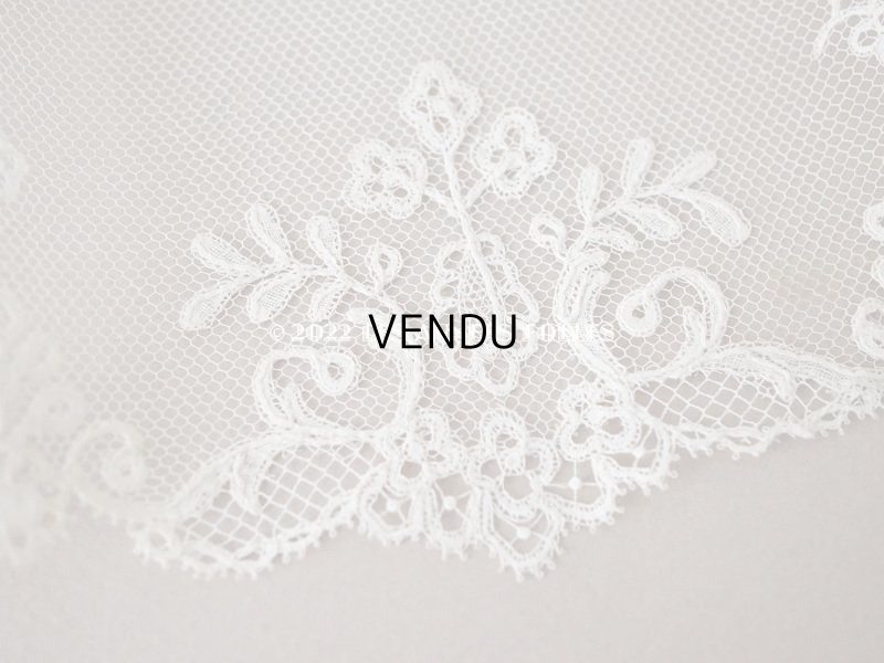 画像4: 19世紀末 アンティーク  手編みのボビンレース 幅広18.8cm アプリカシオン・アングルテール 