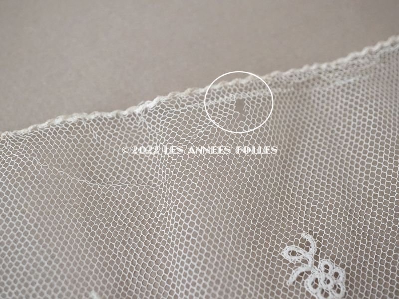 画像10: 19世紀末 アンティーク  手編みのボビンレース 幅広18.8cm アプリカシオン・アングルテール 